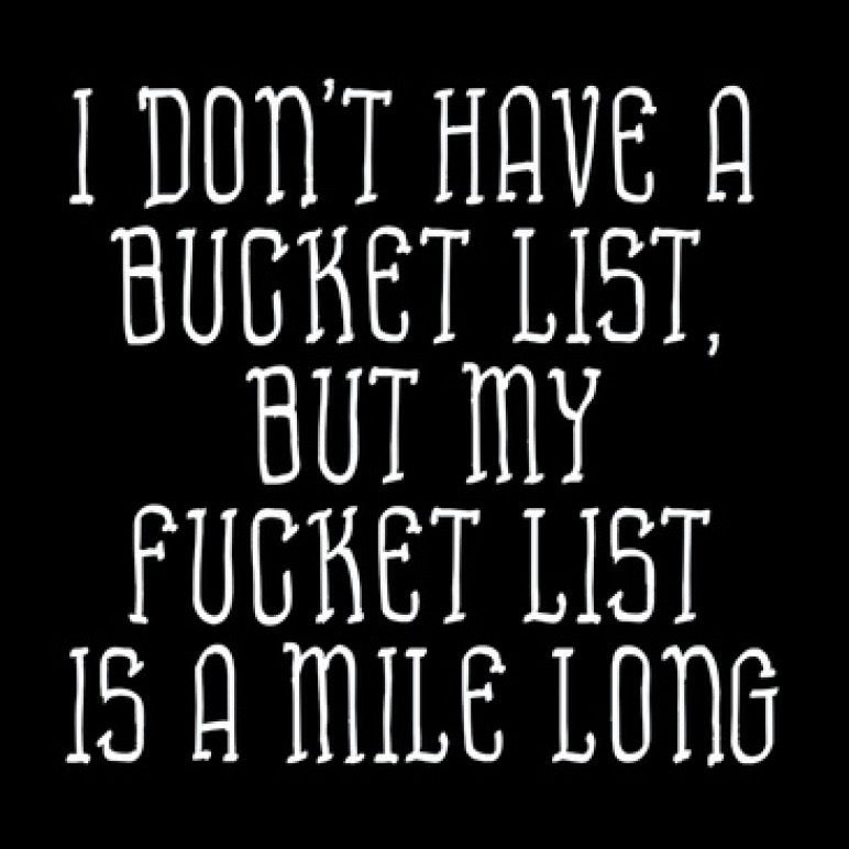 Bucket List