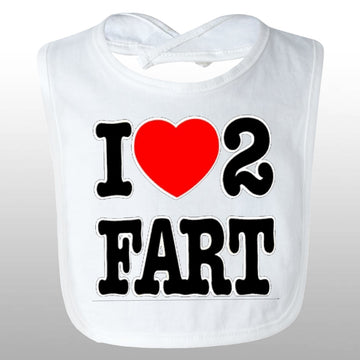 Heart 2 Fart Bib
