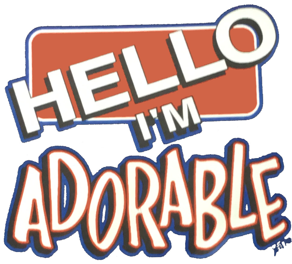 I'm Adorable Bib