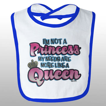 Like A Queen Bib