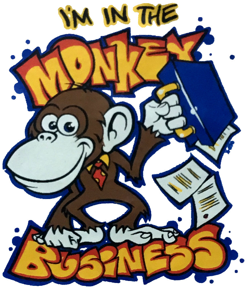 Monkey Business Bib