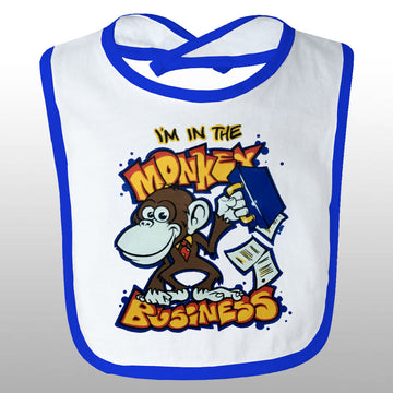 Monkey Business Bib