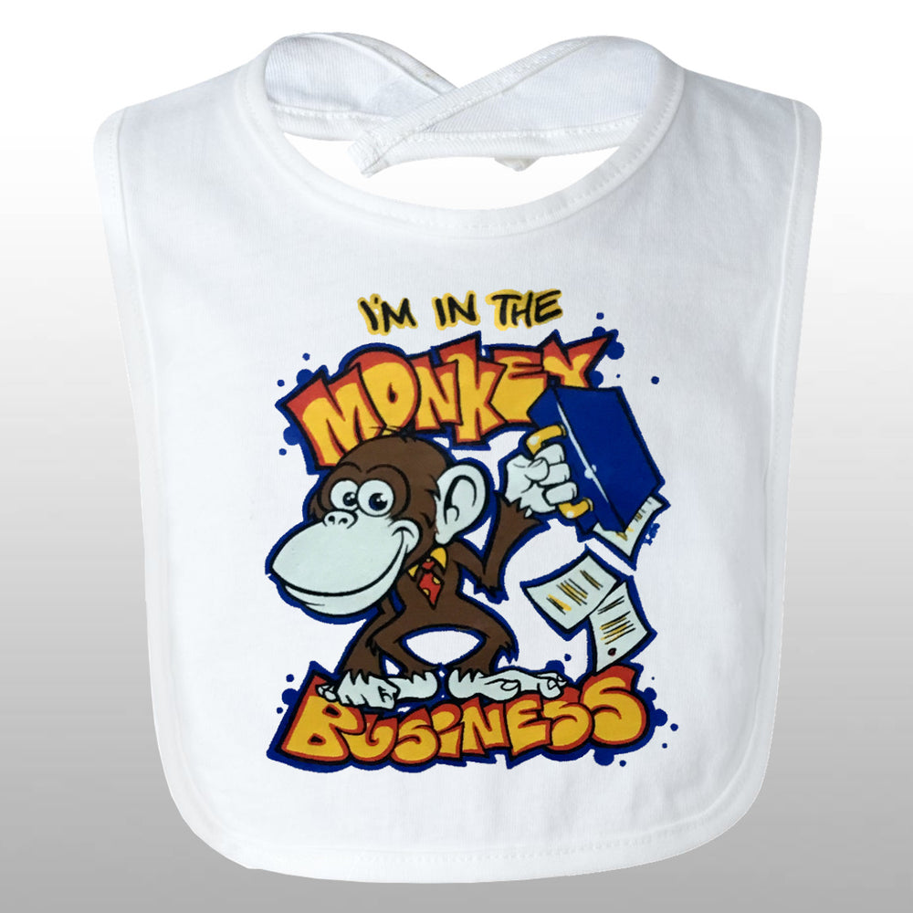 Monkey Business Bib