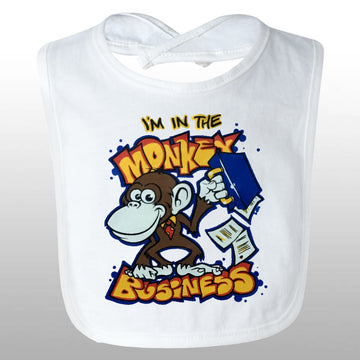 Monkey Business Bib