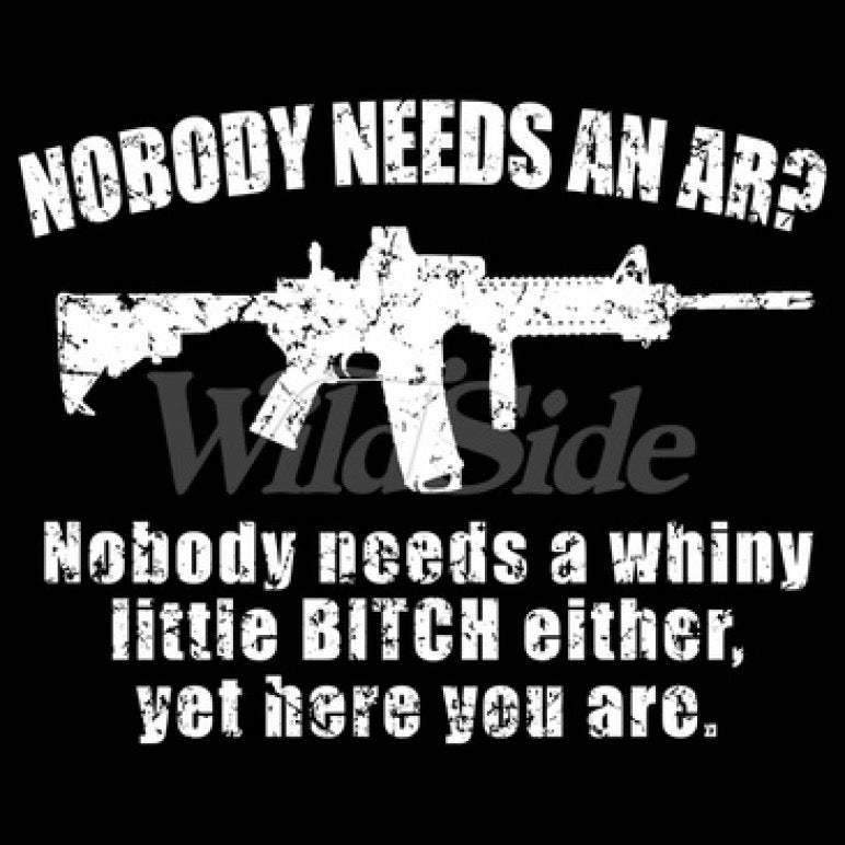 Nobody Needs An AR?